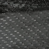 Organza de soie lancé découpé à Lurex long noir