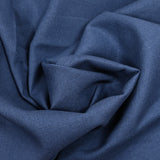 Lin viscose uni bleu barbeau