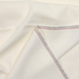 Lin viscose uni blanc cassé