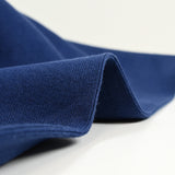 Jersey bord-côte tubulaire lourd bleu foncé