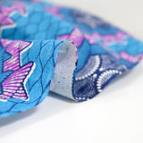 Cotton Ethnic Print Venlo Blue Background