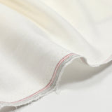 Lin viscose uni blanc cassé