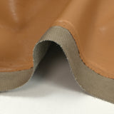 Simili cuir souple envers jersey suédine caramel