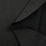 Jersey de polyviscose lourd double-face noir