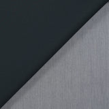 Sergé de coton bleu nuit contrecollé bleu chiné