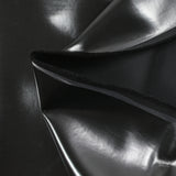 Gabardine de coton enduite imperméable noir