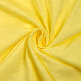 Jersey de algodón flameado amarillo Mimosa