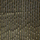 Velours de soie dévoré rayé Lurex fond noir