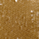Sequins sur tulle résille ambre