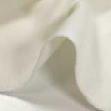 Coton et viscose uni blanc cassé