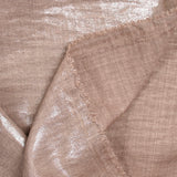 Silver laminated polyester twill with old pink background