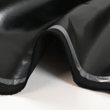 Gabardine de coton enduite imperméable noir