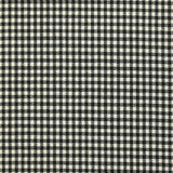 Tejido de traje mini vichy blanco roto y negro de lana y mohair