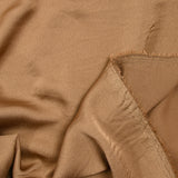 Bronzed polyester satin crepe