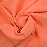 Crêpe de polyester lourd abricot