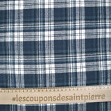 Victor Bleu JEAN'S tile cotton flannel