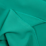 Crêpe de polyester lourd vert lagon