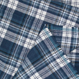 Victor Bleu JEAN'S tile cotton flannel