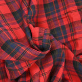 Cotton flannel for arthur red tiles