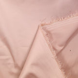 Satin de coton élasthanne rose clair
