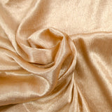 Satin crinkle doré