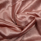 Satin polyester froissé vieux rose