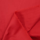 Satin de coton élasthanne rouge