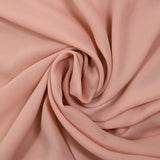 Crepé georgette de poliéster rosa empolvado