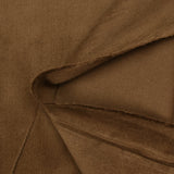 Velours de coton milleraies marron châtain