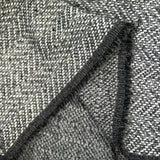 Mixed wool tweed gray loop