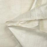 Dupion 100% seda blanquecino