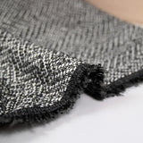 Mixed wool tweed gray loop
