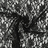 Dentelle polyester Leilani noir