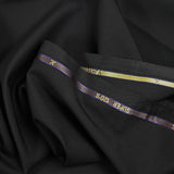 Tissu tailleur 100% laine Super 120's noir