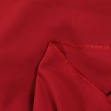 Crêpe polyester lourd rouge
