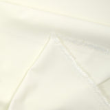 Crêpe polyester lourd blanc cassé