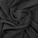 Molleton de coton french terry gris foncé