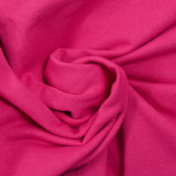 Molleton de coton french terry fuchsia