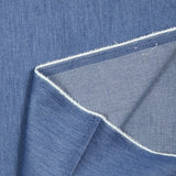 Chambray de polycoton bleu jeans