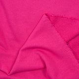 Molleton de coton french terry fuchsia