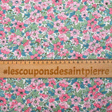 Algodón Liberty ® Dahlia Dream rosa y azul al metro