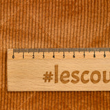 Velours de polyester côtelé matelassé envers sherpa camel