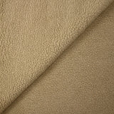 Bombardier simili cuir noir envers mouton taupe