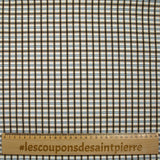 Polviscosa bengalina para fondo blanco y blanco beige