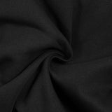 Thick black minkee