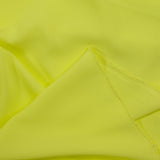 Sun yellow polyester crepe de chine