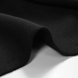 Thick black minkee