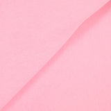 Tissu sweat minkee épais rose clair