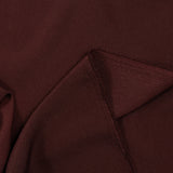 Crêpe de chine polyester lie de vin