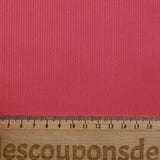 Velours côtelé de coton 2 mm rose framboise